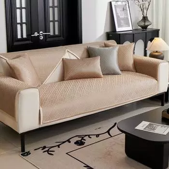 Подушка для дивана, летняя подушка из ледяного шелка Подушка для дивана из ледяного шелка Подушка для дивана, подушка для дивана, противоскользящая подушка для дивана, летняя подушка 70*70cm