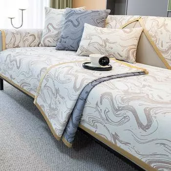 Подушка для дивана на все времена года, нескользящий небольшой ароматизатор, четырехместная кожаная подушка для дивана с прямым рядом, задняя крышка, чехол для дивана из тканевого полотенца 70*70cm