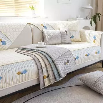 Подушка для дивана на все времена года, нескользящая подушка, новый простой чехол для дивана, тканевое полотенце, гостиная 70*70cm