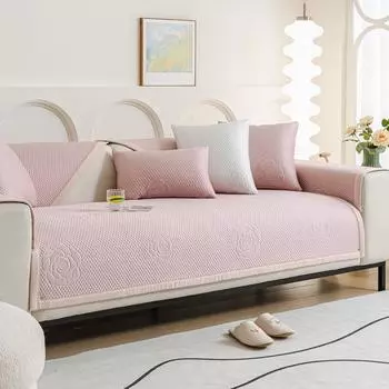 Подушка для дивана на все времена года, новый летний коврик, чехол для дивана Rose High-end, нескользящая ткань для чехла 70*70cm
