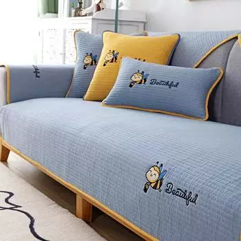 Подушка для дивана на все времена года, нескользящая подушка из чистого хлопка, модная, простая и современная подушка, зимний чехол для дивана, тканевое полотенце 70*70cm