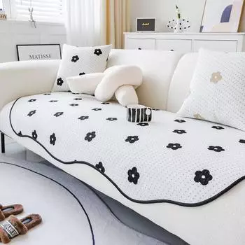 Подушка для дивана неправильной формы, универсальная противоскользящая подушка для сиденья на все времена года, чехол для дивана неправильной формы, подушка для сиденья из синели 70*70cm