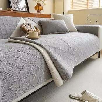 Подушка для дивана Нескользящая Четыре сезона Универсальный Чехол для дивана Чехол для гостиной Прямой ряд Чехол для дивана Ткань Полотенце для спинки 70*70cm