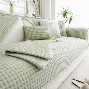 Подушка для дивана Нескользящая Подушка для дивана Ice Silk Diamond Чехлы для дивана в гостиной Чехлы для диванов 70x70cm розовый