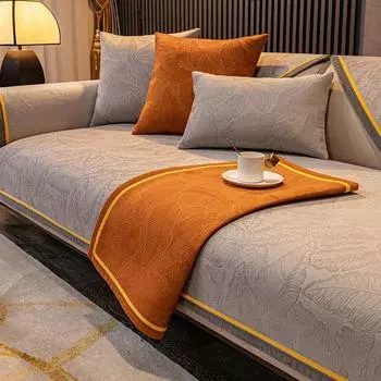 Подушка для дивана, нескользящая, универсальная, легкая, роскошная, современная, высококачественная, кожаная, на четыре сезона, простая подушка для дивана 70X70cm