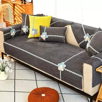 Подушка для дивана, нескользящий чехол для дивана, универсальный скандинавский простой утолщенный чехол для подушки, четырехсезонный универсальный диван 70*70cm