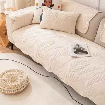Подушка для дивана, нескользящий чехол для дивана, осенне-зимний плюшевый чехол, полотенце для дивана в стиле ретро 70*70