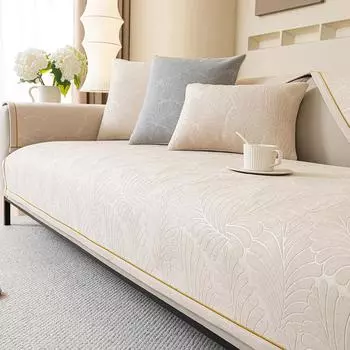 Подушка для дивана, нескользящий, устойчивый к пятнам чехол для дивана из шенилла, универсальный чехол, универсальный чехол High Sense Four Seasons, легкий, роскошный и простой чехол для дивана 70*70cm