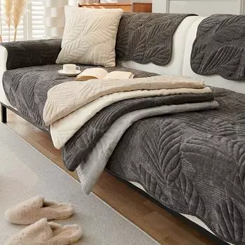 Подушка для дивана New Leaf, Four Seasons Universal, противоскользящая и устойчивая к грязи подушка для дивана, полный комплект чехла для спинки дивана, утолщенная ткань 70*70cm