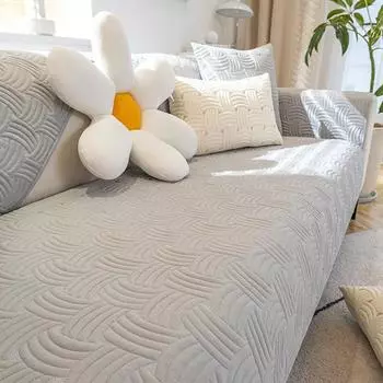 Подушка для дивана Nordic Simple Modern Чехол для дивана Four Seasons Universal Non-Slip Подушка для спинки, полотенце, все включено, универсальный чехол 70*70