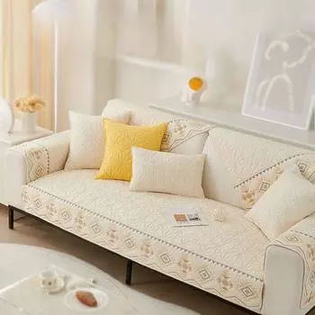 Подушка для дивана, новая ткань, ремесло, этнический стиль, четыре сезона, нескользящая стирка, хлопок, простой современный универсальный чехол для полотенец на спинку, утолщенный 70*70cm