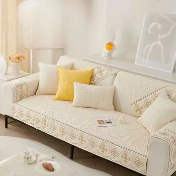 Подушка для дивана, новая ткань, ремесло, этнический стиль, четыре сезона, нескользящая стирка, хлопок, простой современный универсальный чехол для полотенец на спинку, утолщенный 70*70cm