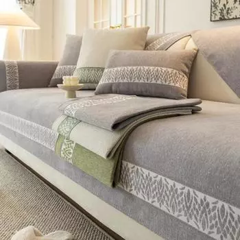 Подушка для дивана, новинка, универсальный светильник Four Seasons, роскошный высококачественный кожаный чехол для дивана, нескользящие подушки для сиденья, чехол на спинку, полотенце 70*70cm