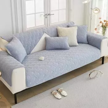 Подушка для дивана, однотонная ткань, всесезонная, универсальная, нескользящая, простая, современная, нескользящая, всесезонная, кожаная, чехол для дивана, ткань 70*70cm