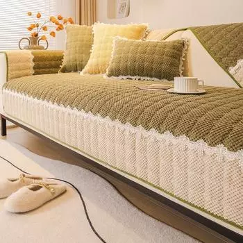 Подушка для дивана осень и зима, новый зимний плюшевый чехол для дивана, высококачественный подлокотник, защитный корпус 70*70cm