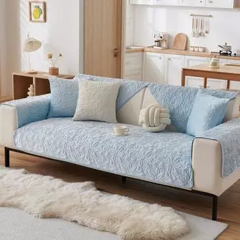 Подушка для дивана, плюшевая, современная, простая, однотонная, ткань для чехла для дивана, противоскользящее, полотенце для дивана, универсальная подушка для сиденья, полотенце для спины 70*70cm