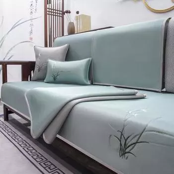 Подушка для дивана, подушка для дивана из массива дерева, летняя новинка, нескользящий чехол из палисандра в китайском стиле, летний чехол 90*70cm