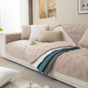 Подушка для дивана Подушка для дивана Синель Four Seasons Универсальный высококачественный нескользящий чехол на сиденье 70*70cm