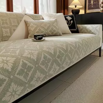 Подушка для дивана Premium Feeling Four Seasons Universal Simple Modern Chenille нескользящая подушка для дивана чехол для ткани 30*50CM бежевый