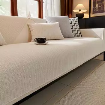 Подушка для дивана, простая, модная, однотонная, легкая, роскошная, нескользящая, стираемая в стиральной машине, с защитой от царапин, чехол для спины, полотенце 45x45cm pillowcase