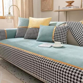 Подушка для дивана, простая, современная, универсальная, на четыре сезона, доступная, роскошная, стильная, нескользящая, Полотенце, чехол из синели, полотенце 70*70CM