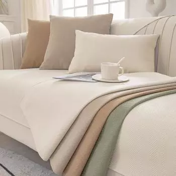 Подушка для дивана, простой современный высококачественный универсальный чехол для дивана Four Seasons из синели, нескользящий чехол для дивана, полотенце, простой чехол для подушки, ткань 70*70