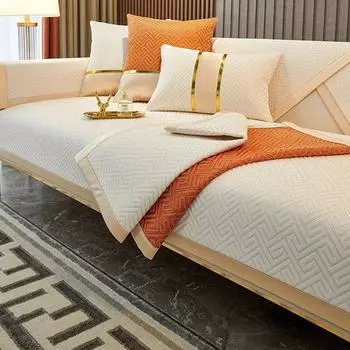 Подушка для дивана, роскошный жаккардовый лабиринт, высококачественная универсальная нескользящая подушка для сиденья Four Seasons, чехол для дивана, скандинавский чехол на спинку, Coth 70x70cm 1pcs