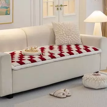 Подушка для дивана с блоком булочек, универсальная оконная подушка для четырех сезонов, подушка для выступа, утолщенные подушки для сидений в гостиной из цельного дерева 50*50cm