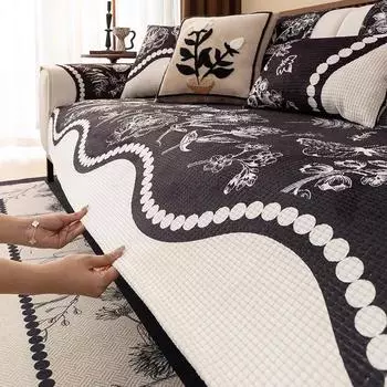 Подушка для дивана с принтом кукурузного зерна, всесезонная, универсальная, новая, фиксированная, нескользящая, высокоуровневая, кожаная, чехол с прямыми рядами 70x70