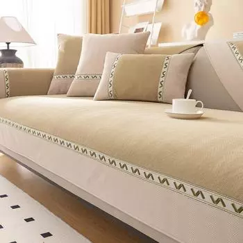 Подушка для дивана с рисунком «елочка», синель, универсальная нескользящая подушка для четырех сезонов, чехол для дивана, новая ткань для полотенец на спинку 70*70