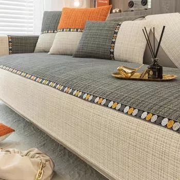 Подушка для дивана Shanier, чехол для дивана, новый всесезонный универсальный противоскользящий чехол для сиденья, чехол для сиденья дивана, подушка 70*70