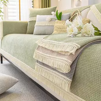 Подушка для дивана Shanier, легкая роскошь, высококачественный чехол для дивана, новая всесезонная универсальная противоскользящая ткань, защищающая от кошачьих царапин 70*70cm