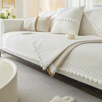 Подушка для дивана Shanier, легкий кремовый ветер, новый универсальный всесезонный чехол, тканевое полотенце, противоскользящая подушка для сиденья 70*70cm