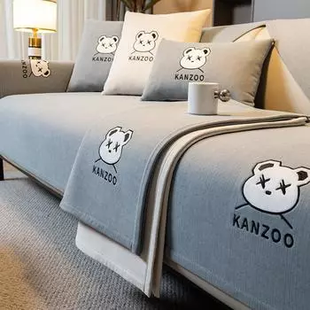 Подушка для дивана Shanier, новая универсальная подушка для сиденья четырех сезонов с героями мультфильмов, нескользящая тканевая салфетка на подлокотник 70*70cm