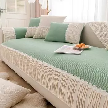 Подушка для дивана Simple Four Seasons Universal Подушки для сидений Нескользящие Все обернутые Чехлы Полотенце 70*70cm