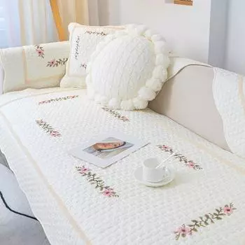 Подушка для дивана Simple Modern Four Seasons Universal нескользящая хлопковая подушка для сиденья в корейском пасторальном стиле чехол для дивана ткань 70*70cm