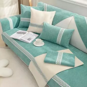 Подушка для дивана синель Four Seasons универсальная простая современная нескользящая подушка для дивана универсальный универсальный чехол тканевая подушка 70*70
