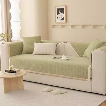 Подушка для дивана Синель Жаккардовая подушка для дивана Четыре сезона Универсальная подушка Современная простая нескользящая подушка 70*70cm