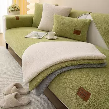 Подушка для дивана, современная подушка для сиденья, кровать и завтрак, нескользящий замшевый чехол для дивана, универсальный чехол для четырех сезонов, тканевая подушка 70*70cm