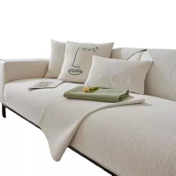 Подушка для дивана, современный легкий роскошный четырехсезонный универсальный синельный нескользящий простой цветной чехол для дивана, тканевое полотенце 70*70cm