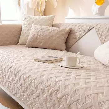 Подушка для дивана, современный простой нескользящий универсальный чехол на четыре сезона, новый чехол, тканевый чехол на спинку, полотенце, летняя подушка на сиденье 70*70cm