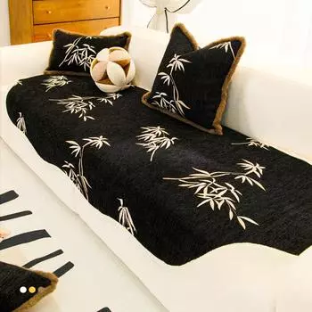 Подушка для дивана специальной формы из синели, универсальный легкий светильник Four Seasons, роскошный чехол для дивана High Sense, новый противоскользящий тканевый чехол 90*90cm