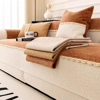 Подушка для дивана Sulflake, осенне-зимний утолщенный нескользящий чехол для дивана, зимний плюшевый чехол 70*70