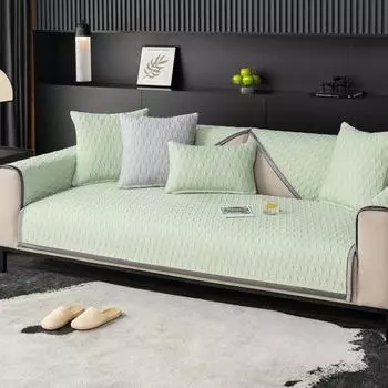 Подушка для дивана Summer 3D Diamond Mesh, подушка для сиденья с ковриком, высококачественный противоскользящий чехол для дивана, полотенце из ткани Ice Cover 70*70cm