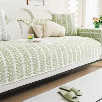 Подушка для дивана Summer Simplicity, высококачественный чехол для дивана, подушка для сиденья на лето, нескользящий коврик из ротанга 70-70