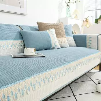 Подушка для дивана Универсальная Четырехсезонная Нескользящая Простая Современная Подушка Ткань Модный Чехол для Дивана Чехол Все Включено Универсальный Чехол 70*70