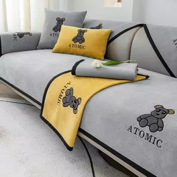 Подушка для дивана, универсальная для всех сезонов, простой современный противоскользящий чехол для дивана, универсальный универсальный чехол, новое тканевое одеяло 70*70cm