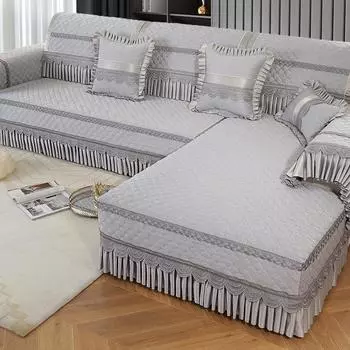 Подушка для дивана, универсальная для всех сезонов, ткань для полотенец на спинке, подушка для сиденья благородной наложницы, чехол для дивана, «все включено», нескользящая 70*70