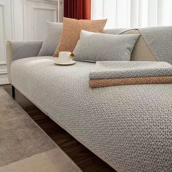 Подушка для дивана, универсальная хлопково-льняная подушка для четырех сезонов, нескользящая, простая, современная, легкая, роскошная, чехол для подушки на сиденье дивана, тканевый чехол на спинку 70*70