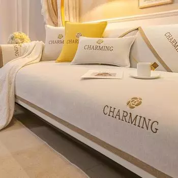 Подушка для дивана, универсальная круглый год, современный минималистичный чехол для дивана, универсальный осенне-зимний чехол для сиденья, тканевая подушка для полотенец 70*70cm